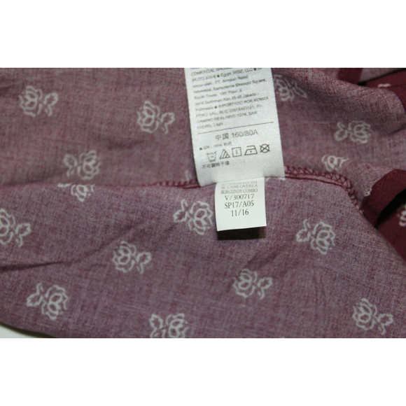 Old Navy Sleeveless Spaghetti Strap Floral Mini Silhouette Maroon Dress Size XS - Picture 5 of 7